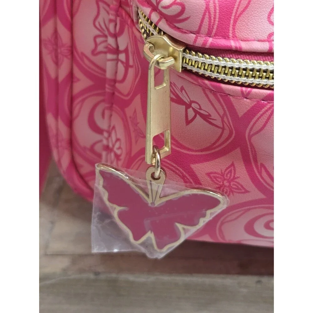 Wicked Mini Backpack Bag Pink Universal Studios Glinda Cosplay Purse Coin Pouch